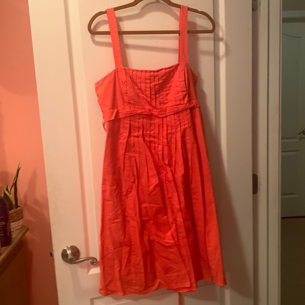 Peach dress